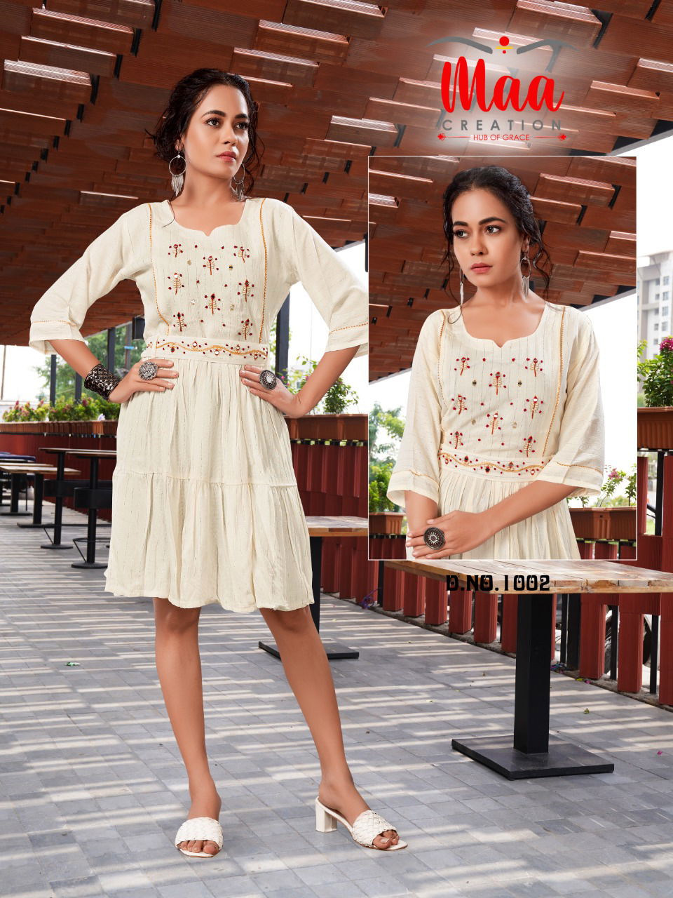 Maa Fancy Party Wear Tunic Style Wholesale Designer Kurtis